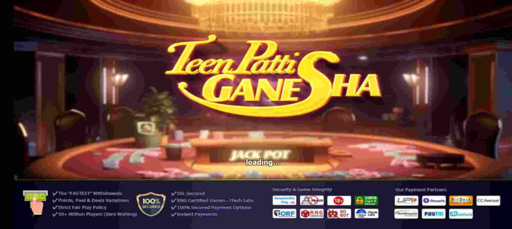 Teen Patti Ganesha | Download Bonus Rs.51| Withdrawal Rs.100